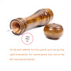 Salt and Pepper Mill, Solid Wood Pepper Mill with Strong Adjustable Ceramic Grinder  5" 8" 10" - Kitchen Tools by Leeseph