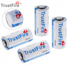 TrustFire 4pcs 3V 1400mAh CR123A 16340 Battery Lithium li-ion no rechargeable battery with protected PCB