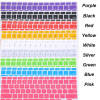 Silicone Keyboard Cover Protector Skin for Apple Macbook Pro MAC 13 15 Air 13 Soft keyboard stickers 9 Colors