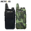 2pcs Mini Walkie Talkie Retevis RT22 2W UHF 400-470MHz 16CH CTCSS/DCS TOT VOX Scan Squelch Two Way Radio Communicator A9121A