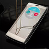 2018 Luxury Clear View Mirror Case For LG Optimus G4 Quick Circle Flip Smart Phone Case Cover For LG G4 With Wake Sleep Function