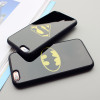 JAMULAR Mirror Superman Batman Case For iPhone 7 Plus 6 6s 8 Plus X Cases Back Cover For iPhone 6S 5 5S SE Covers Fundas Coque