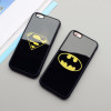 JAMULAR Mirror Superman Batman Case For iPhone 7 Plus 6 6s 8 Plus X Cases Back Cover For iPhone 6S 5 5S SE Covers Fundas Coque