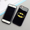 JAMULAR Mirror Superman Batman Case For iPhone 7 Plus 6 6s 8 Plus X Cases Back Cover For iPhone 6S 5 5S SE Covers Fundas Coque