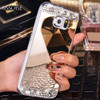 KISSCASE Luxury Bling Diamond Case For Samsung Galaxy Note 8 S8 Plus S7 S6 Edge J7 J5 A7 A5 A3 2016 2017 Mirror Back Cover Capa