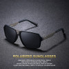 FENCHI Design Sunglasses Men Polarized Square Retro New Driving Vintage Fashion Fishing Oculos De Sol Sun glasses