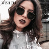 WISH CLUB Small Sunglasses Women Vintage Sunglasses 2018 Polygon 90s Sun Glasses Lady Retro Mirror Eyewear Frame Glasses oculos 