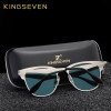 KINGSEVEN BRAND DESIGN 2018 UV400 Sunglasses Women and Men Fashion Retro Vintage Glasses Mirror Eyewear Gafas de sol N7739