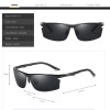 TOP Quality 2018 Aluminum Magnesium Men's Sunglasses Polarized Sun Glasses oculos Male Eyewear Accessories For Men 8531