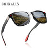 Crixalis BRAND DESIGN 2018 New Polarized Sunglasses Men Retro Square Driving Sun Glasses Male Goggles UV400 Gafas CL3375
