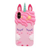 3D Fashion Cartoon Pink Unicorn Soft Silicone Case For Samsung Galaxy S6 S7 Edge S8 PIus J3 J5 J7 2016 2017 Pro Grand Prime