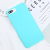 USLION Simple Candy Color Plain Phone Case For iPhone 6 6S Plus Soft TPU Silicon Full Back Cover For iPhone 8 7 Plus Cases Capa