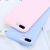 USLION Simple Candy Color Plain Phone Case For iPhone 6 6S Plus Soft TPU Silicon Full Back Cover For iPhone 8 7 Plus Cases Capa