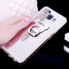 Luxury Mirror Stand Holder Plating TPU Case For Samsung Note 8 S9 S8 Plus S7 S6 Edge Plus S5 J3 J5 J7 A3 A5 A7 2016 2017 Cover