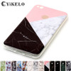 YiKELO Fashion Marble Soft Tpu Skin Rubber Back Case For Huawei P10 Honor 8 Nova P9 Lite P8 Mini 2017 Silicone Stone Texture