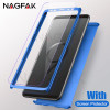 Luxury Phone Cases For Samsung Galaxy S9 Plus S8 Plus S7 Edge Note 8 Screen Protector for Samsung S9 S8 Cover 360 Phone Bag Case