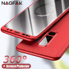 Luxury Phone Cases For Samsung Galaxy S9 Plus S8 Plus S7 Edge Note 8 Screen Protector for Samsung S9 S8 Cover 360 Phone Bag Case