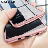 Luxury Phone Cases For Samsung Galaxy S9 Plus S8 Plus S7 Edge Note 8 Screen Protector for Samsung S9 S8 Cover 360 Phone Bag Case