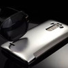 Luxury Slim Smart Circle View Auto Sleep Electroplating Hard Mirror Flip Cover Phone Cases Clear View Case For LG G4 H818 H815