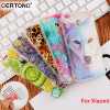 GerTong Soft TPU Cover Phone Case for Xiaomi Redmi Note 4X 4 Pro 4A 3 Mi6 Mi5 Mi5S Mi Max Mix 2 Painted Mobile Phone Housing