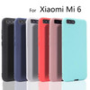  Xiaomi Mi6 Mi 6 5.15"inch Matte Candy Solid color Silicone TPU soft case for Xiaomi Mi 6 Mi6 Ultra thin cover case