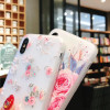 USLION Flower Silicon Phone Case For iPhone 7 8 Plus Rose Floral Leaves Cases For iPhone X 8 7 6 6S Plus 5 5S SE Soft TPU Cover