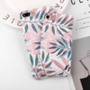 Fashion Cherry Flower Leaf Painting Phone Case For iPhone 6 6S Plus 7 7Plus 8 8Plus 5 5S SE Slim Pineapple Marble Hard PC Cover