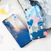 KISSCASE Blue Ray Patterned Case For iPhone 5s 5 SE 6s 6 7 8 Soft Silicone Cute Back Cover Cases For iPhone 6s 6 7 8 Plus Fundas