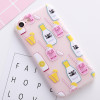 Cute Colorful Flower unicorn cover case for iphone 8 5 5S SE 6 S 6S plus soft silicon cat panda cases for iphone 7 7plus capa