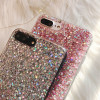 Silicone Bling Powder Soft Case For iPhone 5 5S 7 6 Plus Shinning Glitter Phone Cover for iPhone 8 7 6 6s Plus Cases Shell