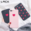 LACK Retro Red Love Heart Phone Case For iphone X Case For iphone 6 6S 7 8 Plus Fashion Soft TPU Silicone Cases Ultra Slim Cover