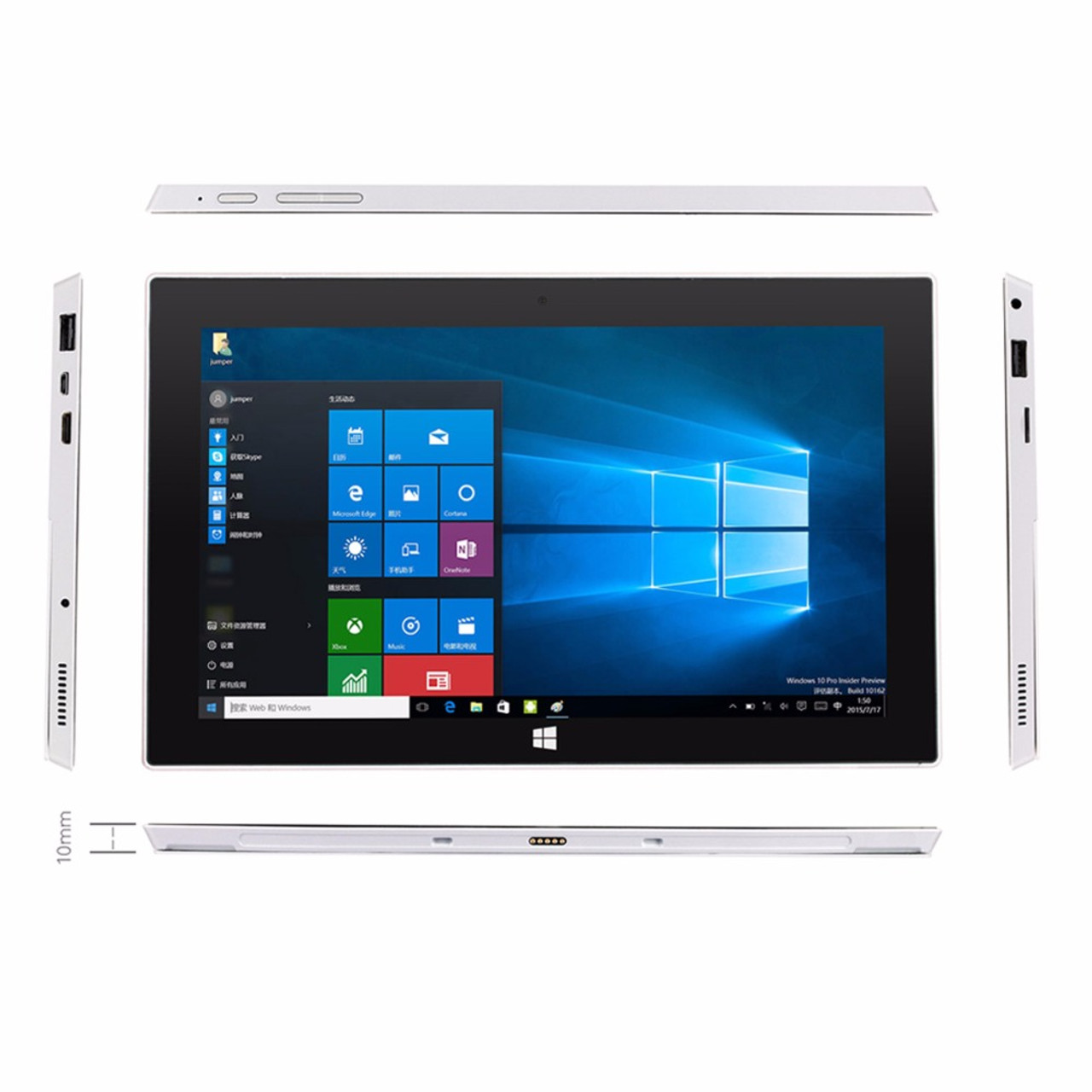 Windows 10 Tablet Pc 106 Handwriting 2 In 1 Tablet Ips 1920 X1080 Intel Z8350 4gb 64gb 5512