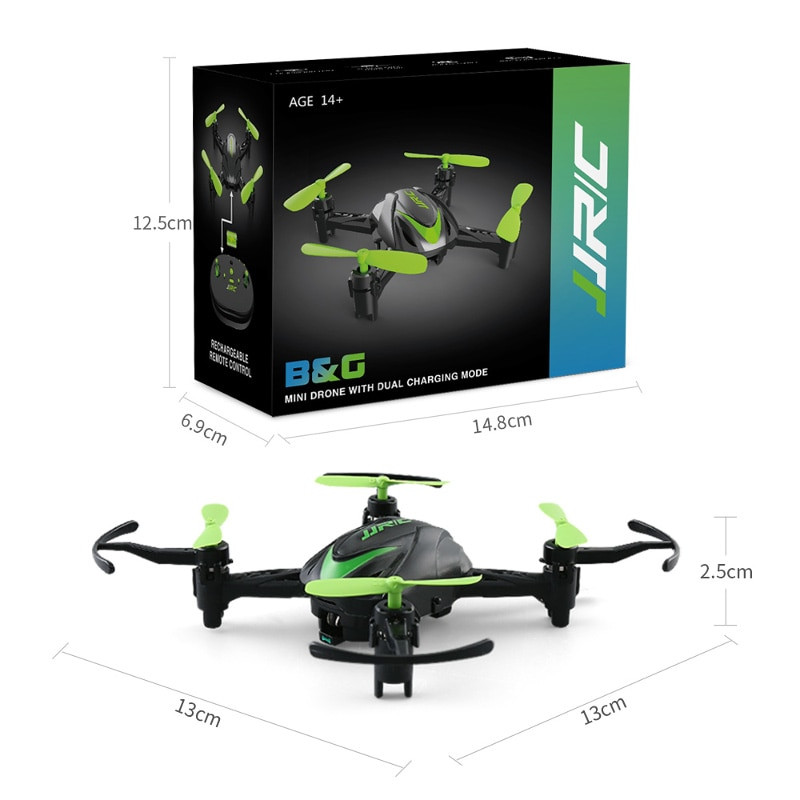 jjrc h48 mini 2.4 g 4ch 6 axis 3d flips rc drone quadcopter rtf
