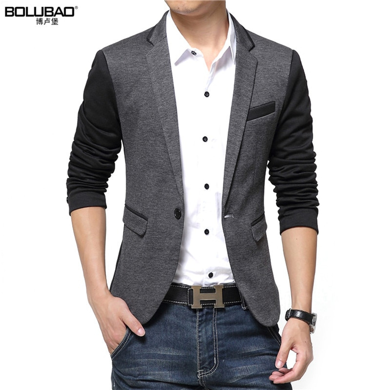 mens blazer casual outfit