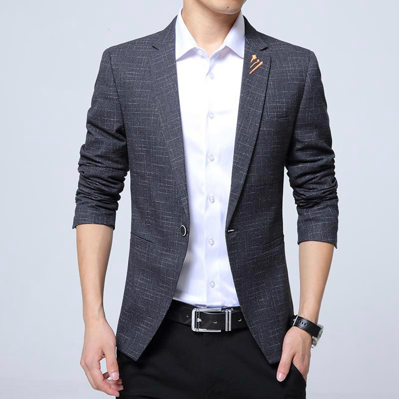 mens blazer casual outfit