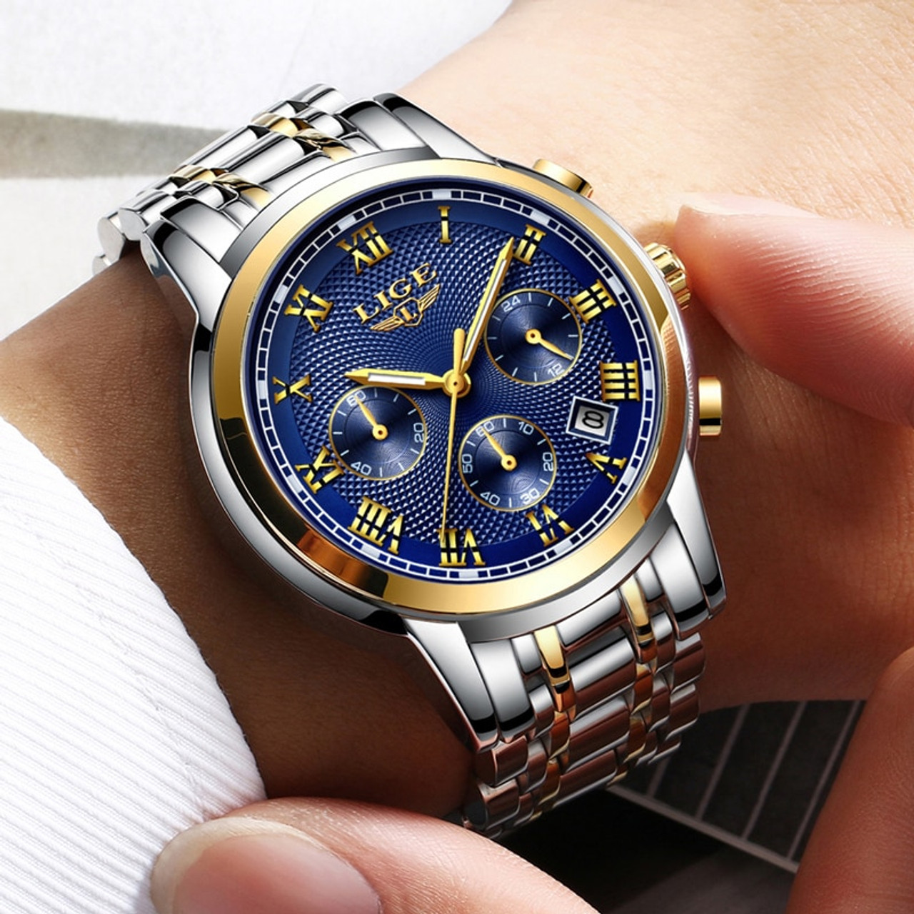 Lige Chronograph Watch – This-Watch-Store