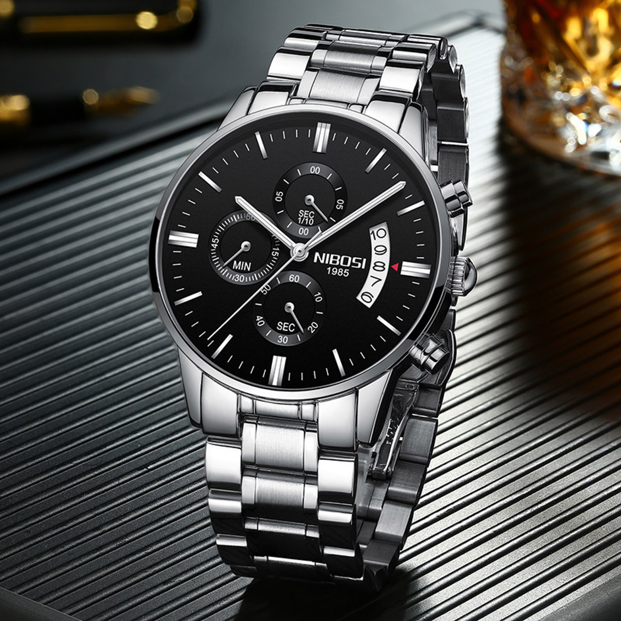 men's watch stainless steel