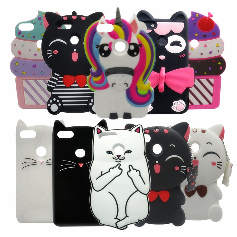 for huawei nova lite 2017 case cat cartoon soft rubber mobile phone cover cases for huawei y6 pro 2017 p9 lite mini 5 0 inch