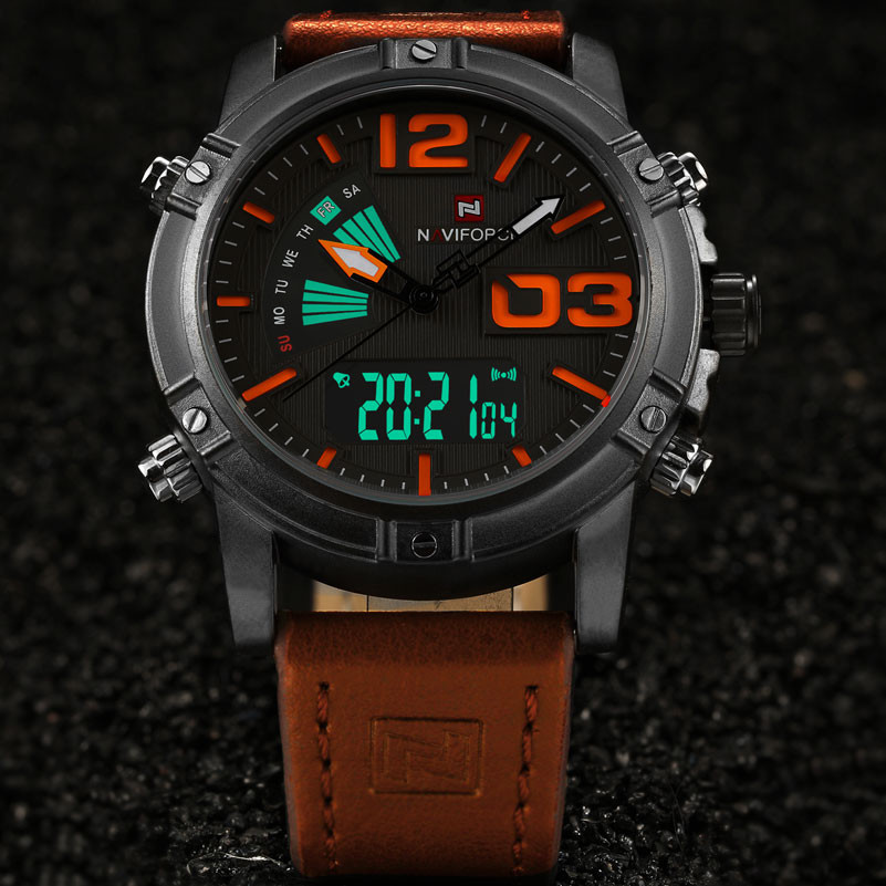 watch with digital and analog display