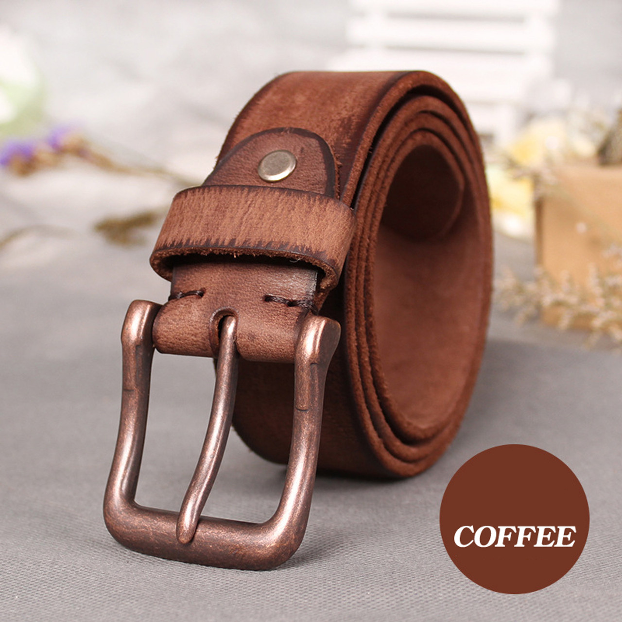 Brand Top Cow Genuine Leather Belts For Men Jeans Belt Do Old