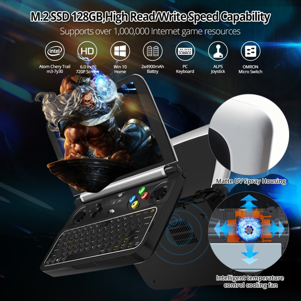 GPD WIN 2 Core m3-8100y フィルム、ケース付 GPD WIN 2 Core m3-8100y 販売済み フィルム、ケース付 GPD WIN 2 Core