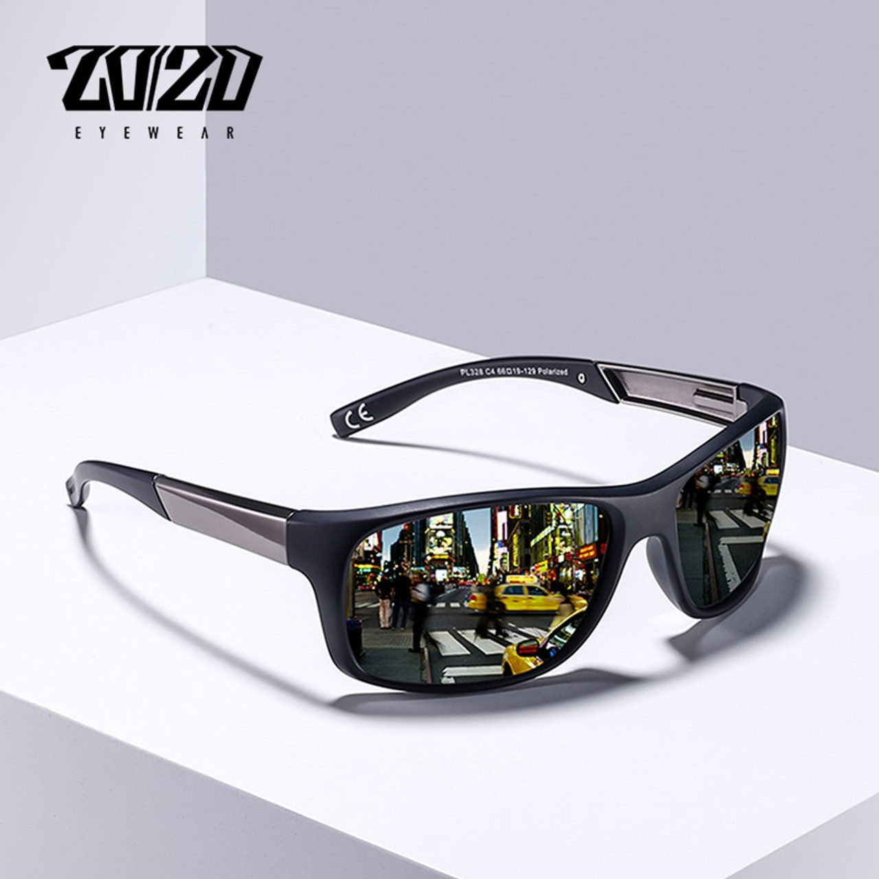 20/20 Brand Classic Polarized Sunglasses Men Driving Glasses