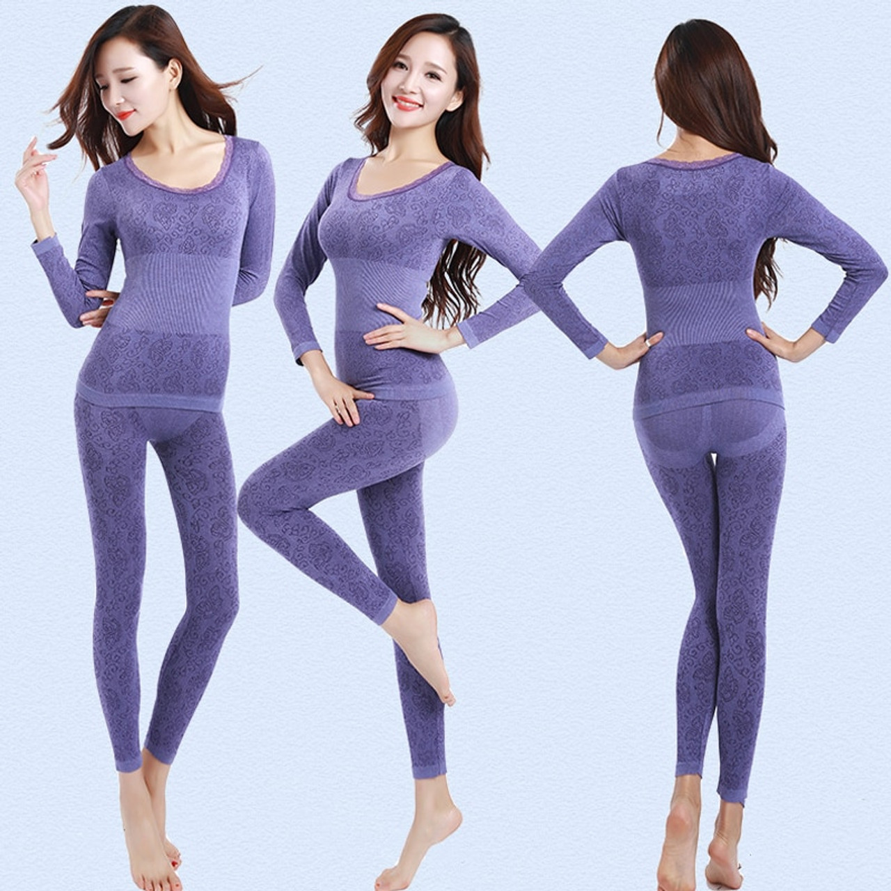 warm long johns women's