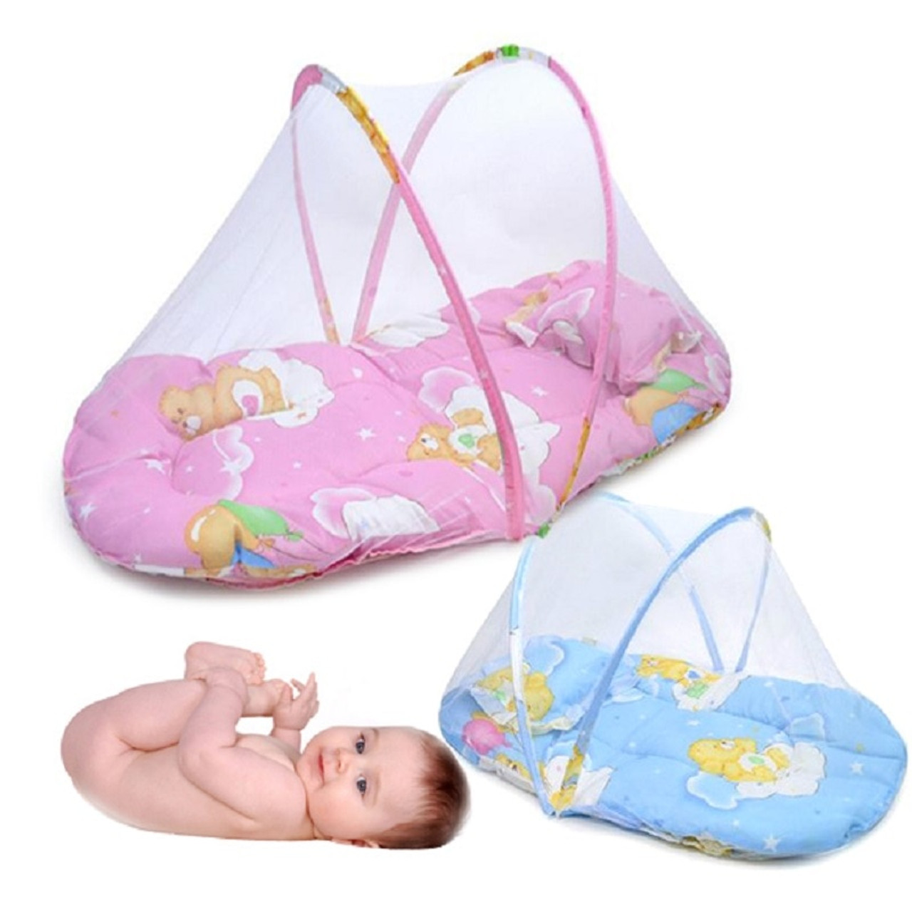 portable baby bed with mosquito net