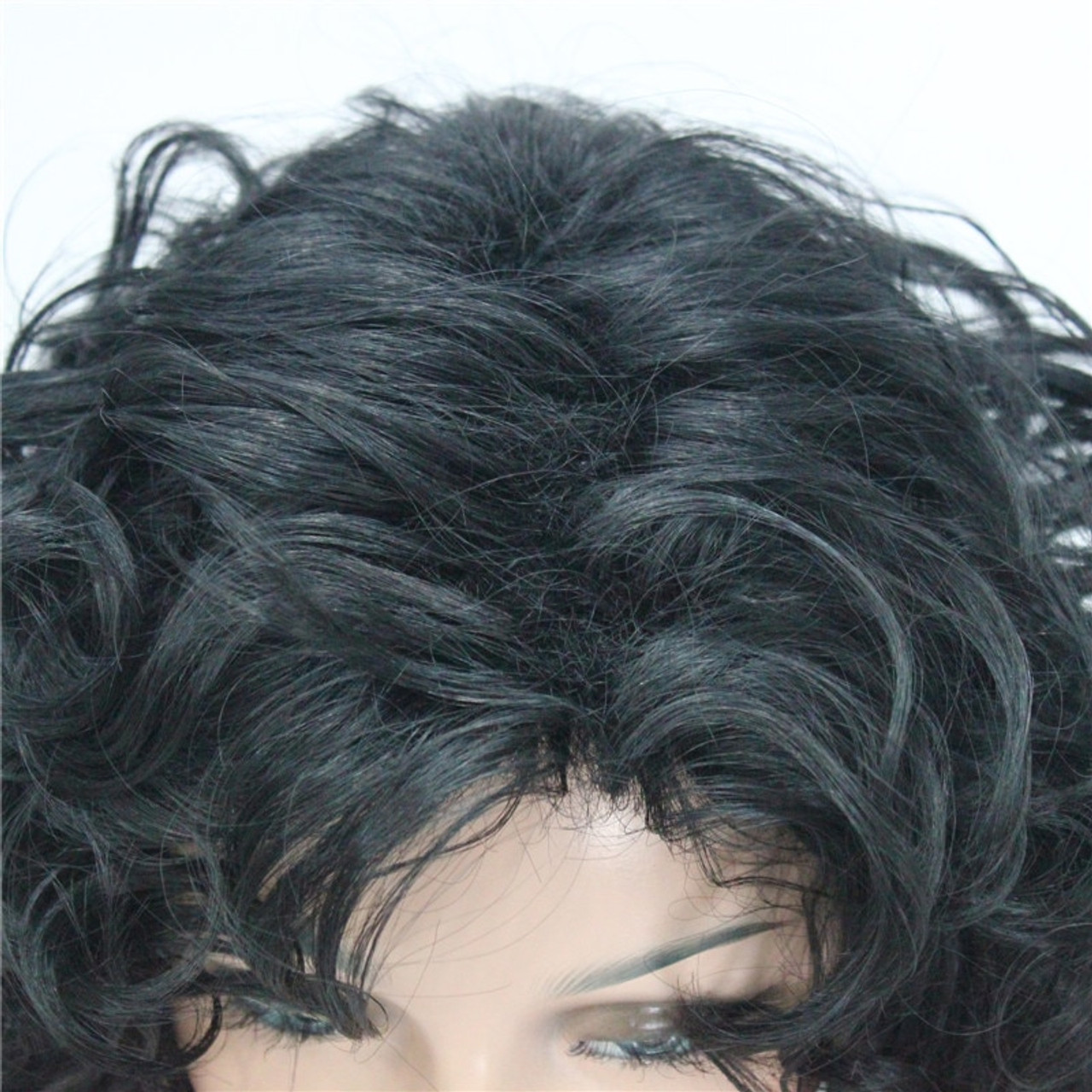 dye wig black