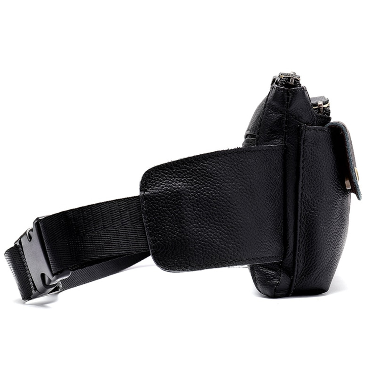 black mens fanny pack