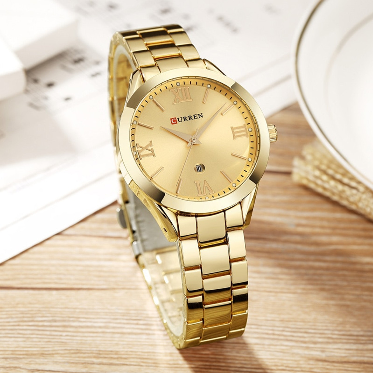 Gold watch for girls Clearance