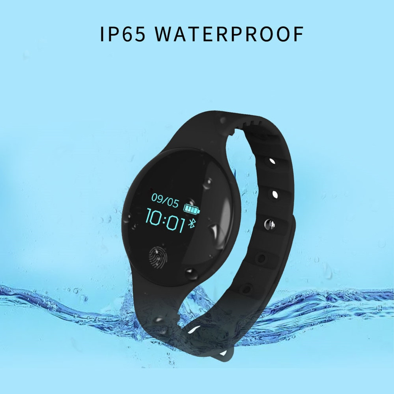 ID115HR PLUS Smart Bracelet Sports Wristband Fitness Tracker Heart Rate  Monitor - Black - KENTFAITH