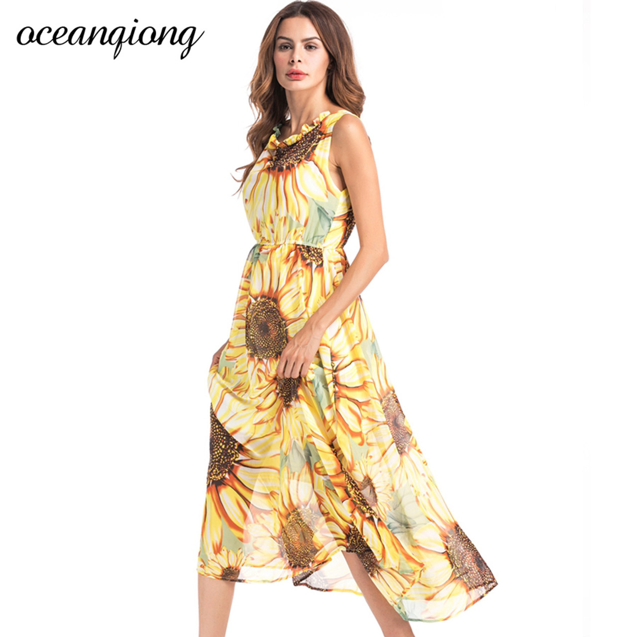 Fashion Women Summer Beach Dresses with Chiffon Casual Ladies Dress - China  Dress and Dresses price | Made-in-China.com