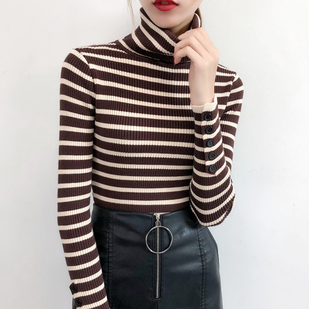 high neck sweater for girl